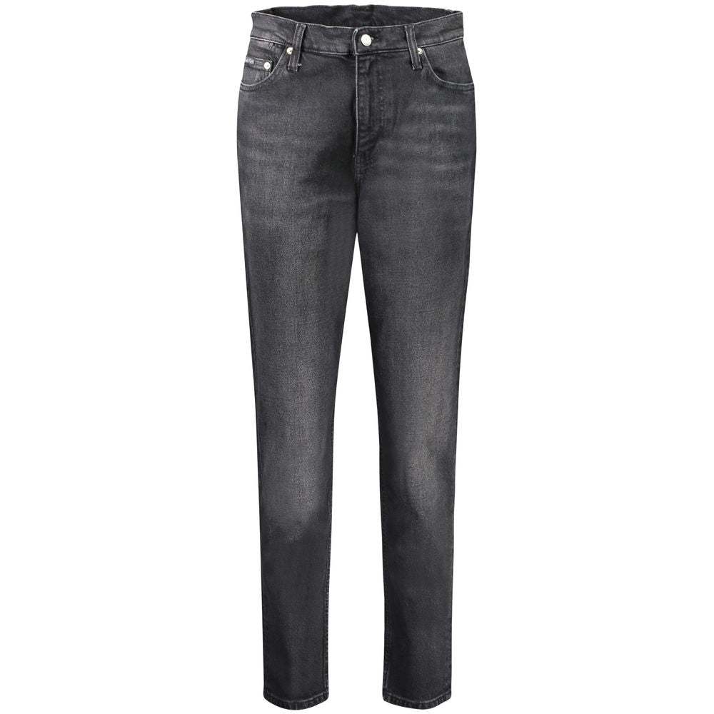 Calvin Klein Black Cotton Women's Jeans