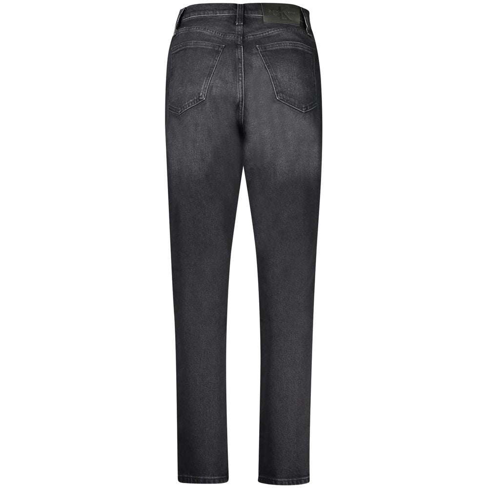 Calvin Klein Black Cotton Women's Jeans