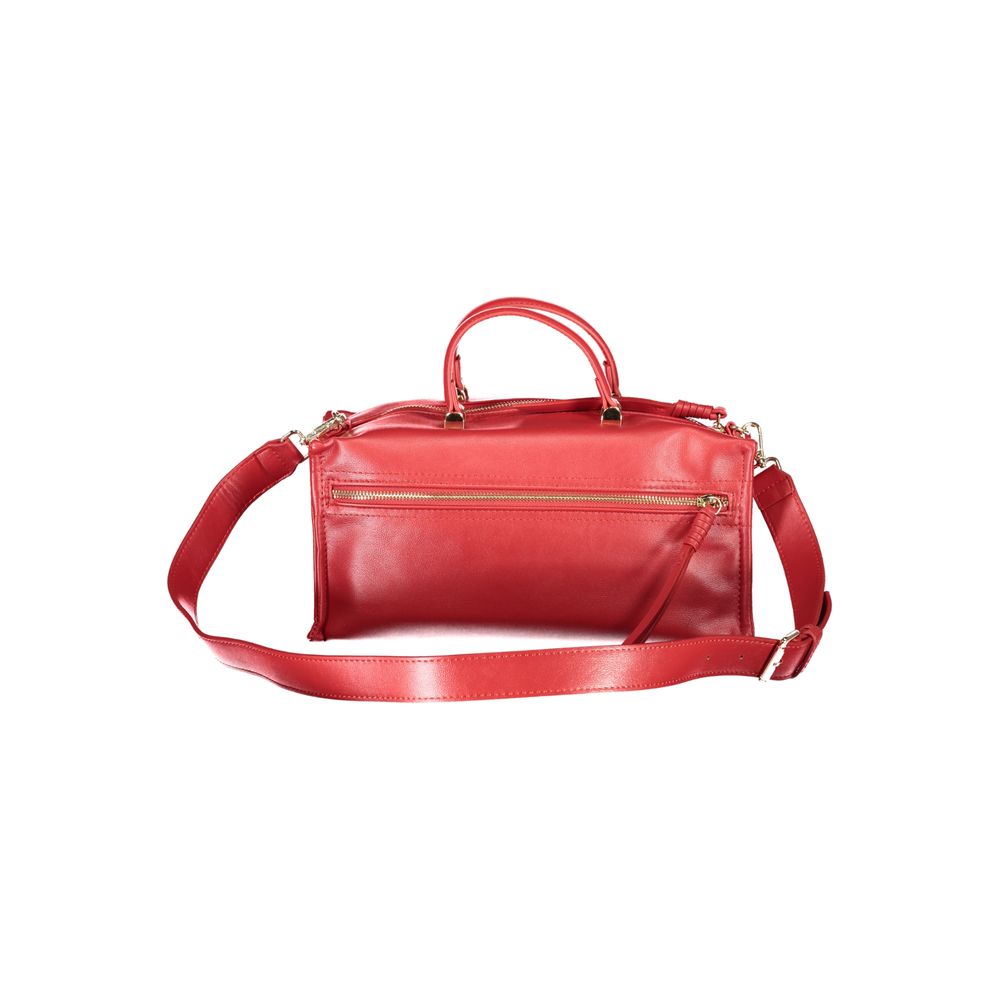 Mario Valentino red polyethylene handbag
