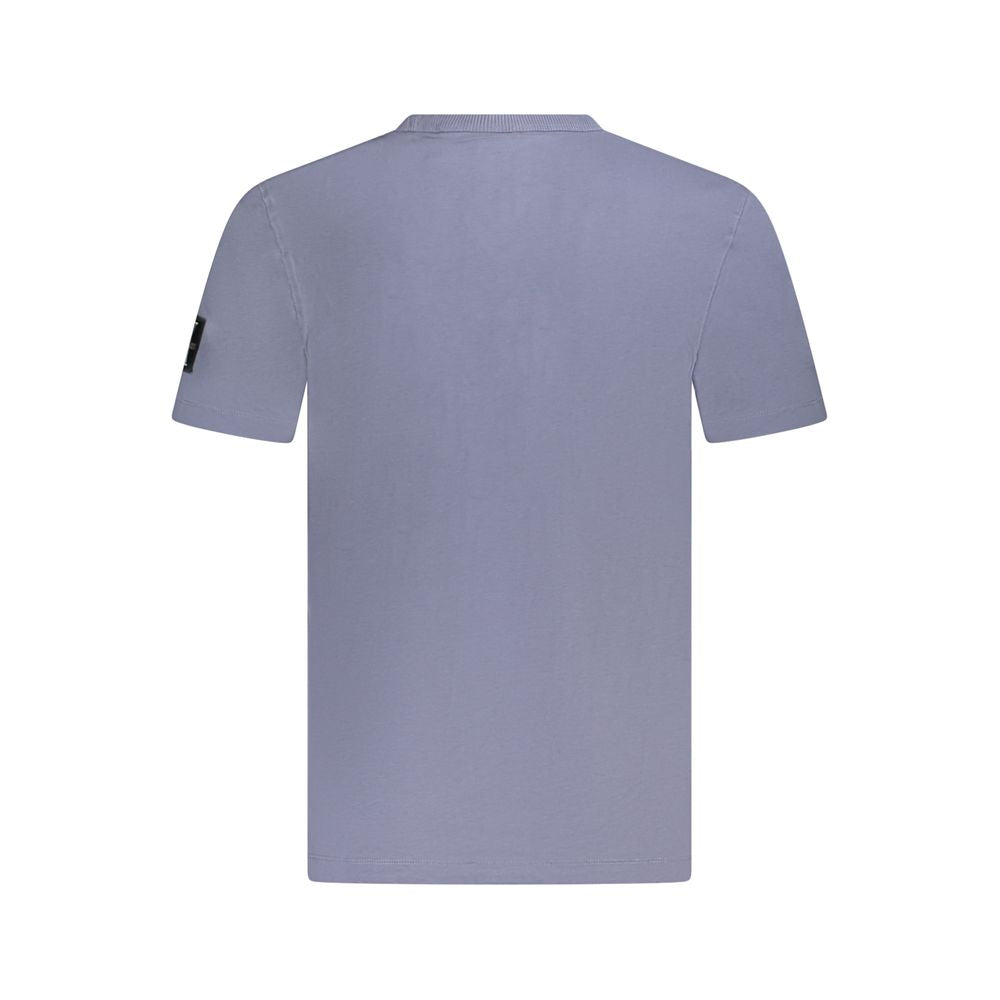 Calvin Klein Blaues Baumwoll-T-Shirt für Herren