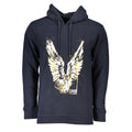 Cavalli Class Blauer Baumwollpullover für Herren