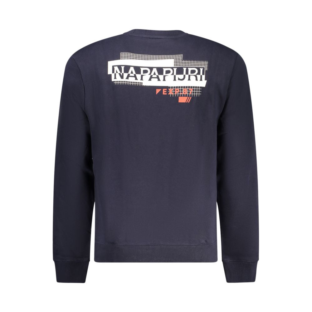 Napapijri Blauer Baumwollpullover für Männer
