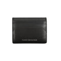 Tommy Hilfiger Schwarzes Leder Portemonnaie für Herren