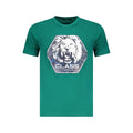 Cavalli Class Verde Baumwoll-T-Shirt für Herren