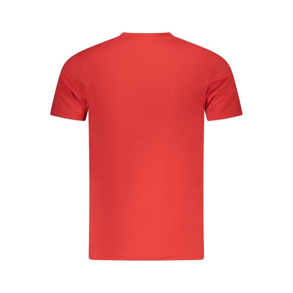Cavalli Class Rotes Baumwoll-T-Shirt