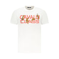 Cavalli Class Bianco Baumwoll-T-Shirt für Herren