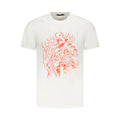 Cavalli Class Bianco Baumwoll-T-Shirt für Herren