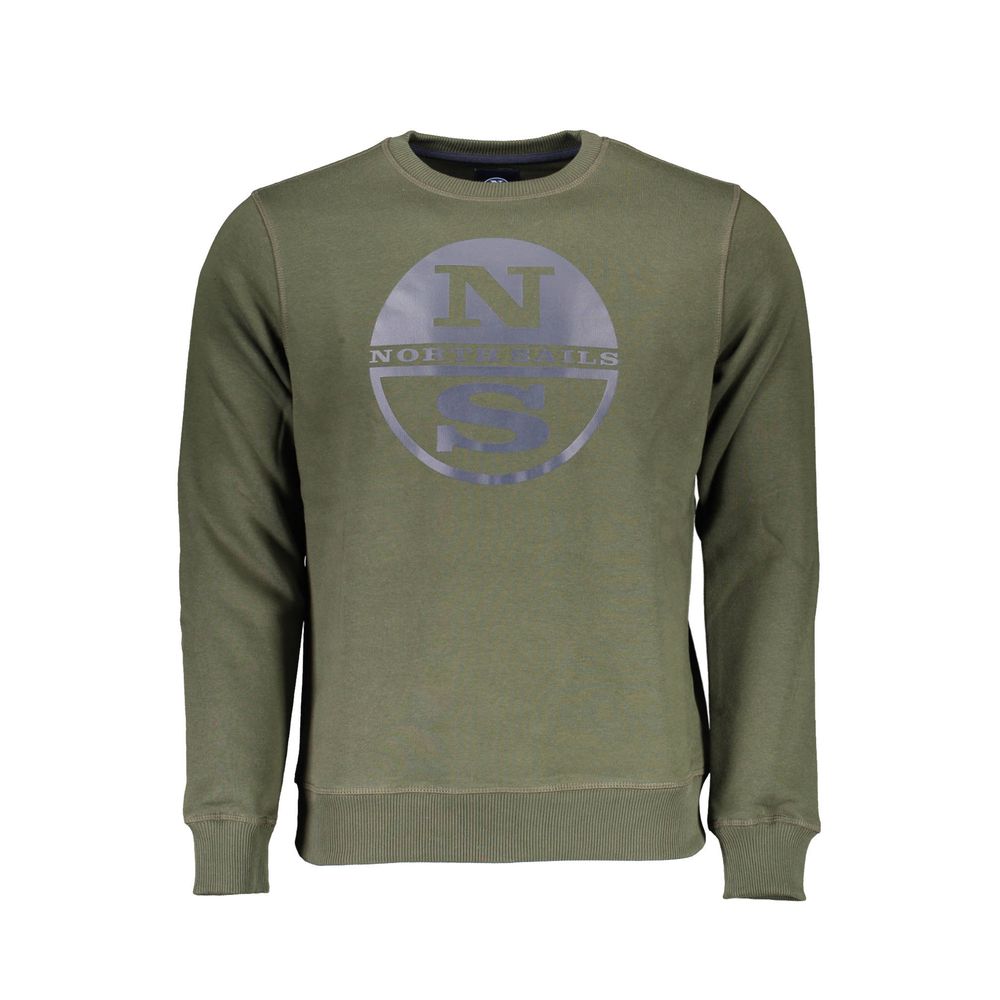 North Sails Baumwoll-Sweatshirt in Grün