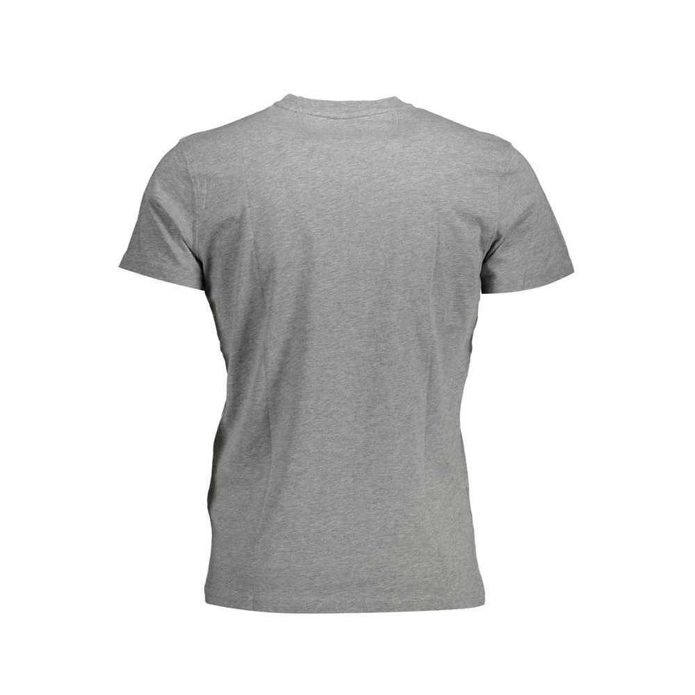 La Martina Grey Cotton T-Shirt