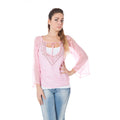 Phard Seiden-T-Shirt in Rosa