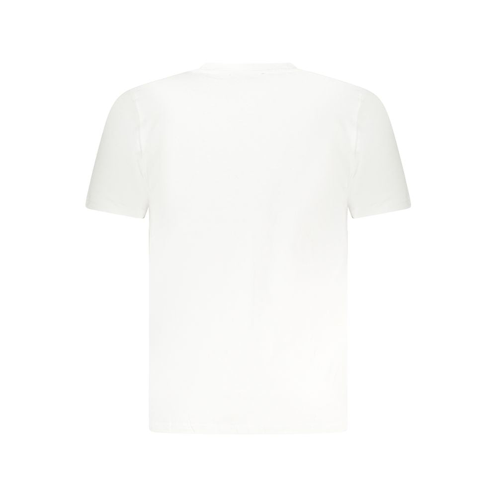 Cavalli Class Weißes Herren-T-Shirt aus Baumwolle