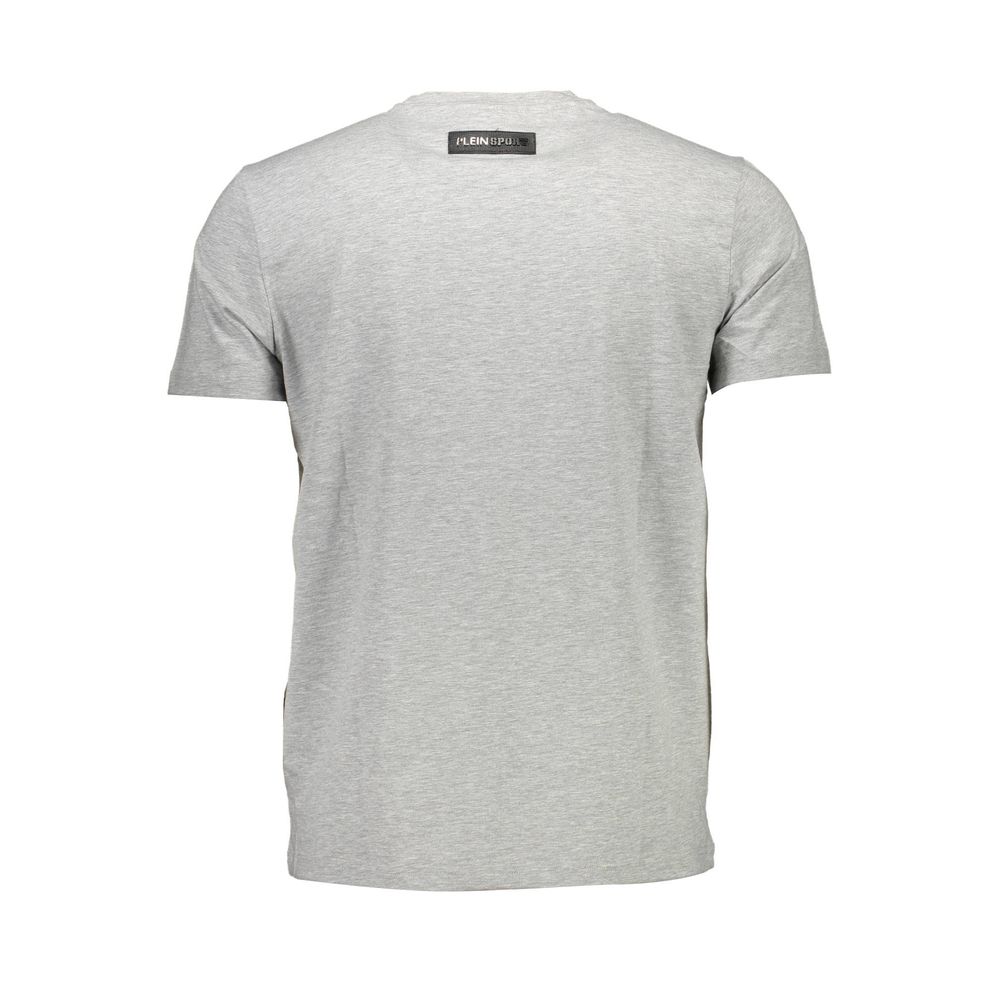 Plein Sport Men's Gray Cotton T-Shirt