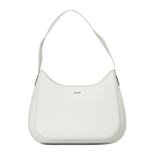 Calvin Klein Weiße Polyester Frauen Handtasche