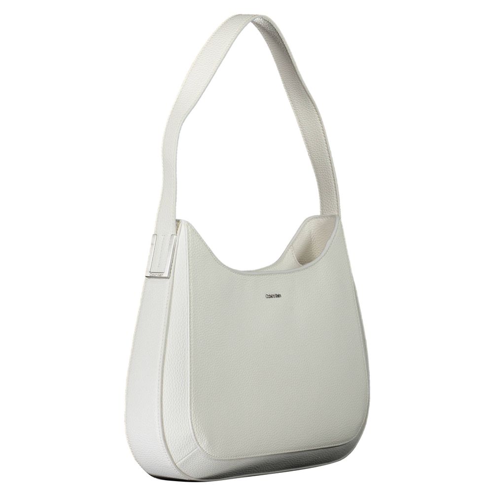 Calvin Klein Weiße Polyester Frauen Handtasche