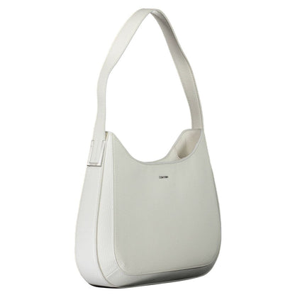 Calvin Klein Weiße Polyester Frauen Handtasche