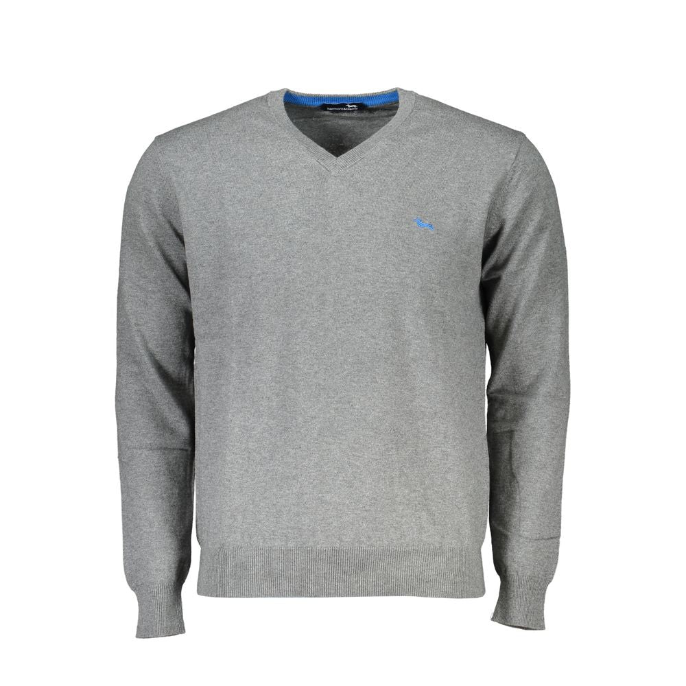 Harmont & Blaine Men's Brown Cotton Sweater