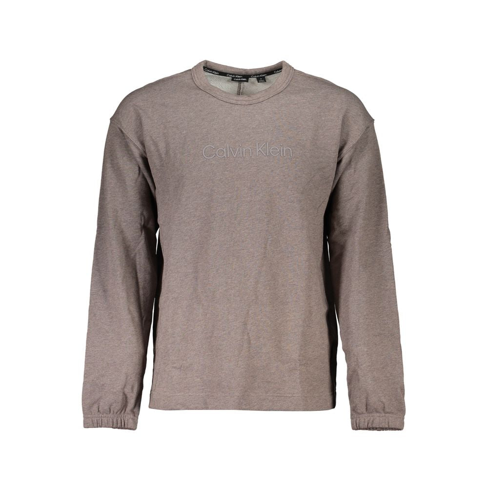 Calvin Klein Brauner Baumwollpullover für Männer