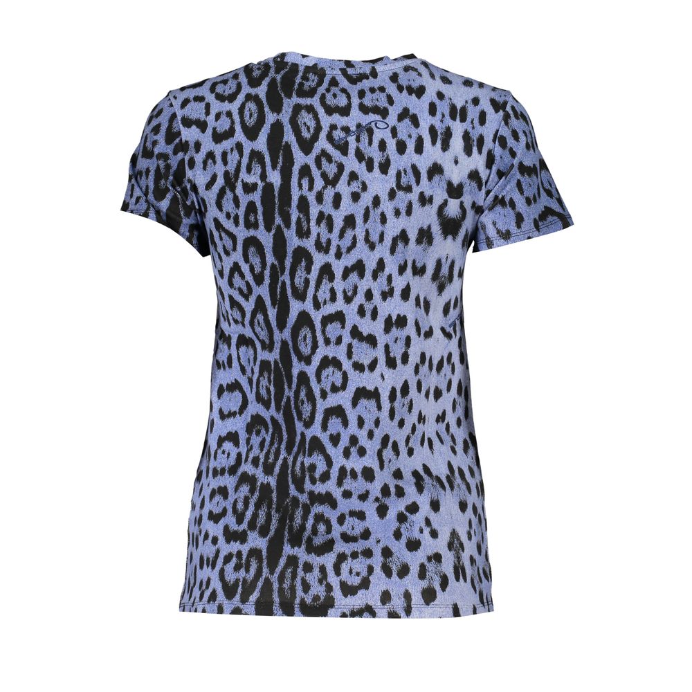 Cavalli Class Women's Blue Cotton T-Shirt
