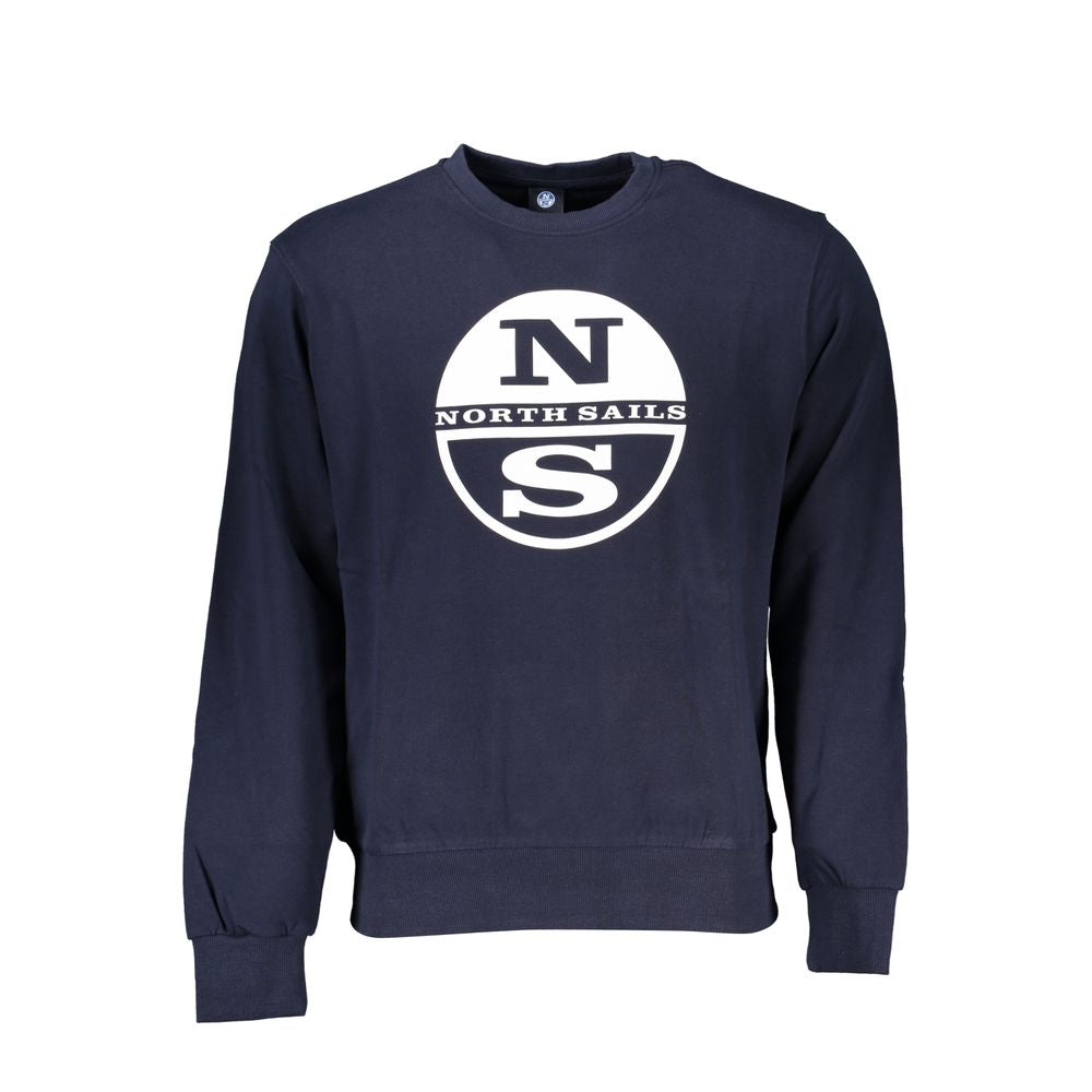North Sails Blauer Baumwollpullover für Herren