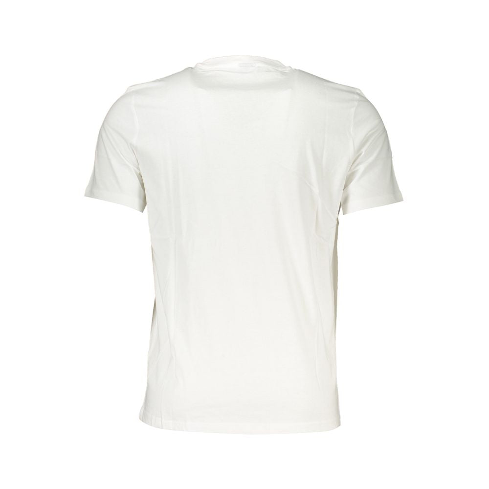 North Sails Bianco Baumwoll-T-Shirt für Herren