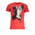 Cavalli Class T-Shirt in red cotton