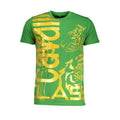 Cavalli Class Verde Baumwoll-T-Shirt für Herren