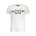 Cavalli Class Weißes Baumwoll-T-Shirt für Herren