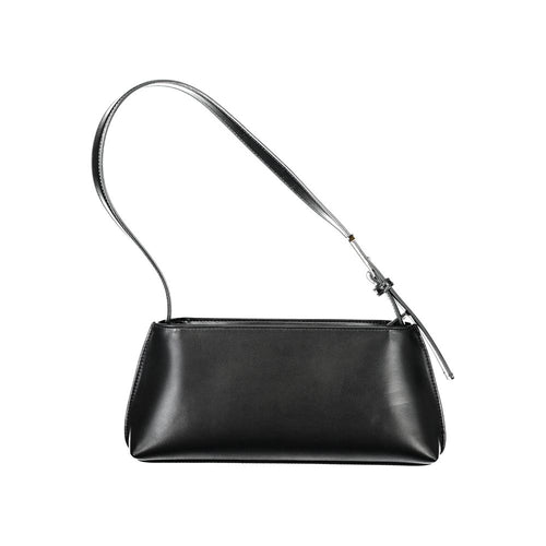Calvin Klein Schwarze Damen-Handtasche aus Polyester