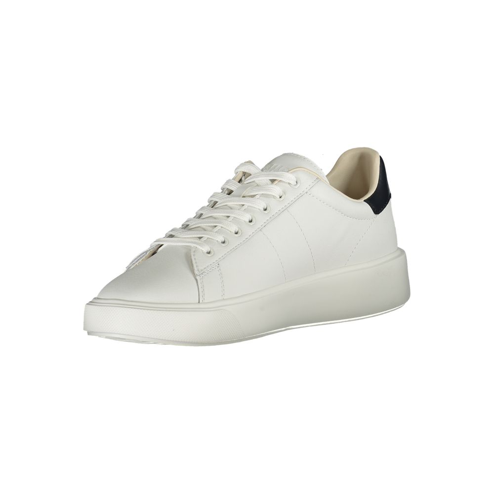 Blue White Polyester Sneaker