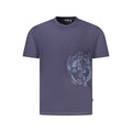 Napapijri Blu Baumwoll-T-Shirt für Herren