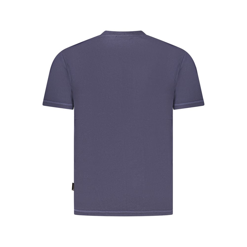 Napapijri Blu Baumwoll-T-Shirt für Herren