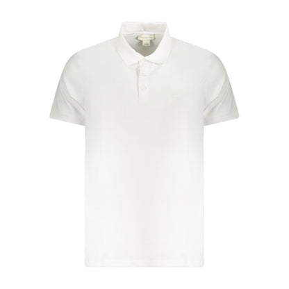 Calvin Klein Weißes Baumwoll-Poloshirt für Männer