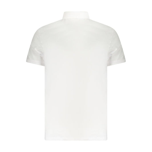 Calvin Klein Weißes Baumwoll-Poloshirt für Männer