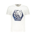 Cavalli Class Bianco Baumwoll-T-Shirt für Herren