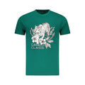 Cavalli Class Verde Baumwoll-T-Shirt für Herren