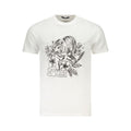 Cavalli Class Bianco Baumwoll-T-Shirt für Herren