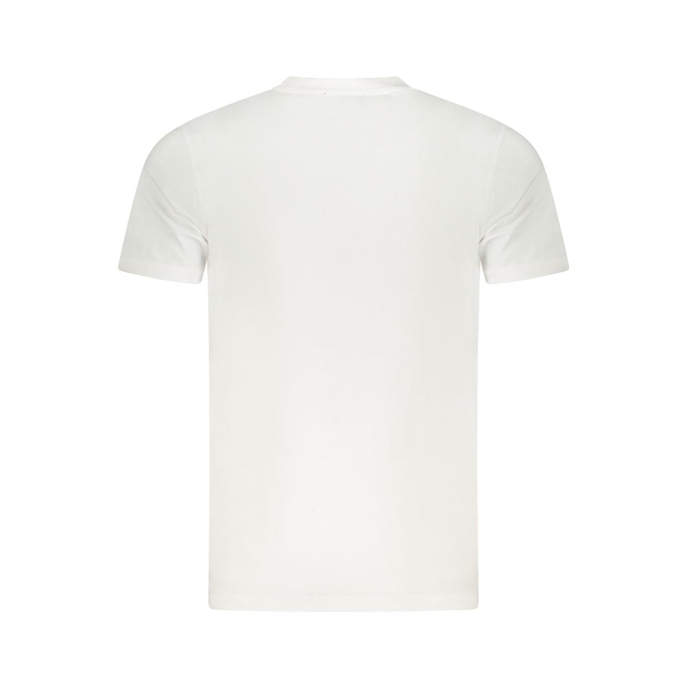 Cavalli Class Bianco Baumwoll-T-Shirt für Herren