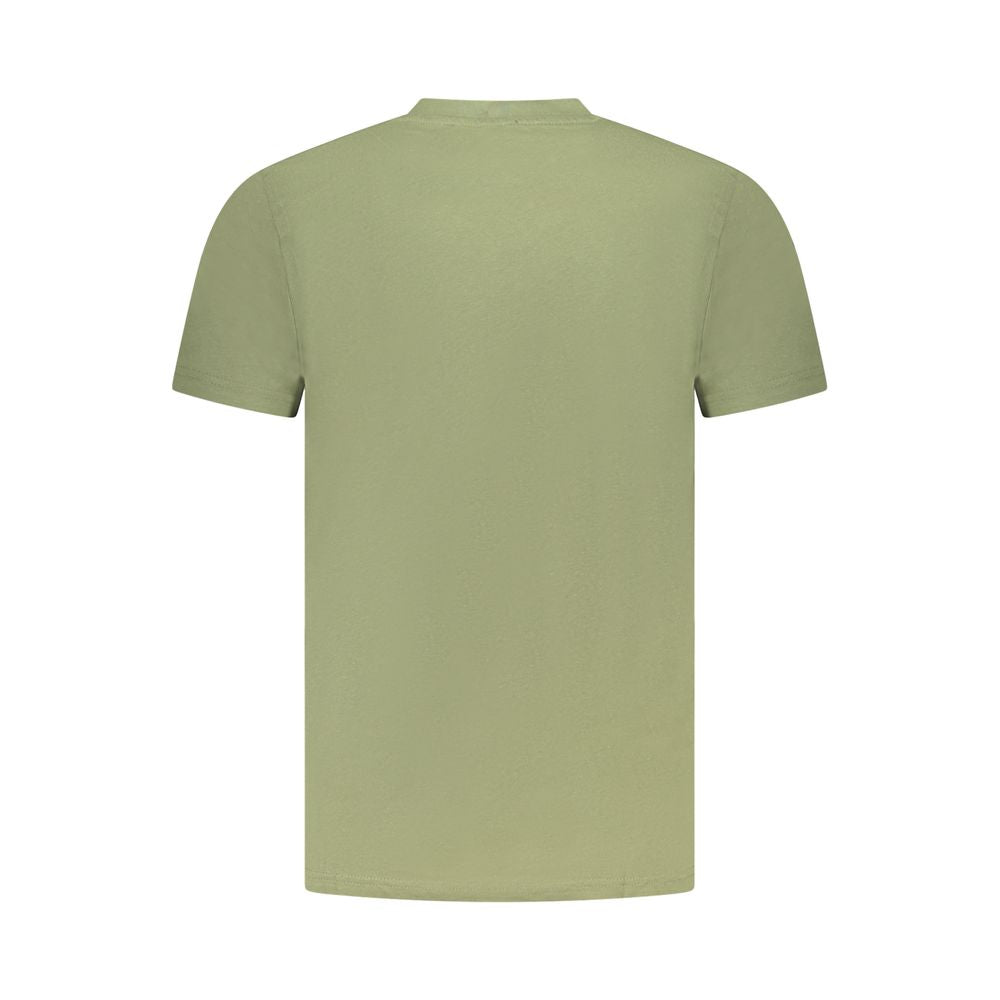 Cavalli Class Verde Baumwoll-T-Shirt für Herren