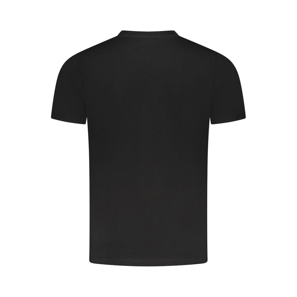 Cavalli Class Schwarzes Baumwoll-T-Shirt für Herren