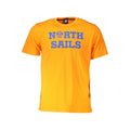 North Sails Arancione Baumwoll-T-Shirt für Herren