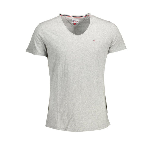 Tommy Hilfiger Graues Baumwoll-T-Shirt