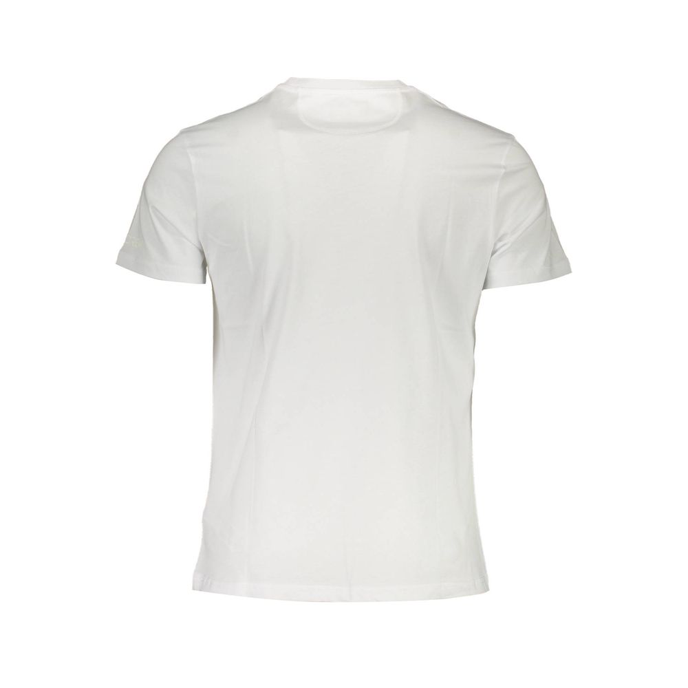 La Martina Bianco Baumwoll-T-Shirt für Herren