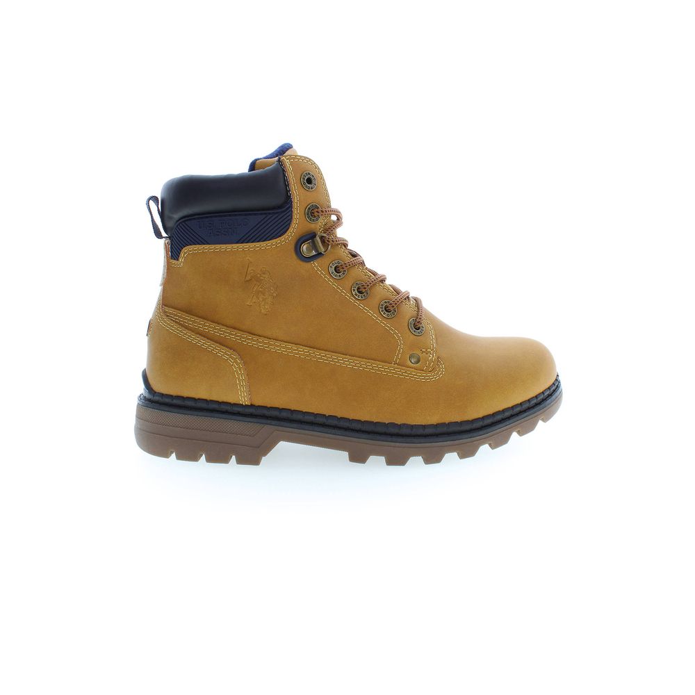 U.S. POLO ASSN. Beige Polyester Boots