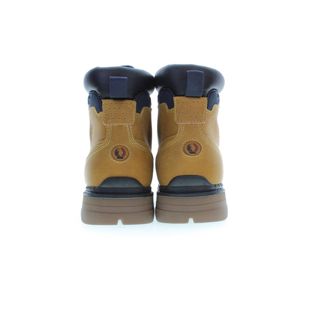 U.S. POLO ASSN. Beige Polyester Boots