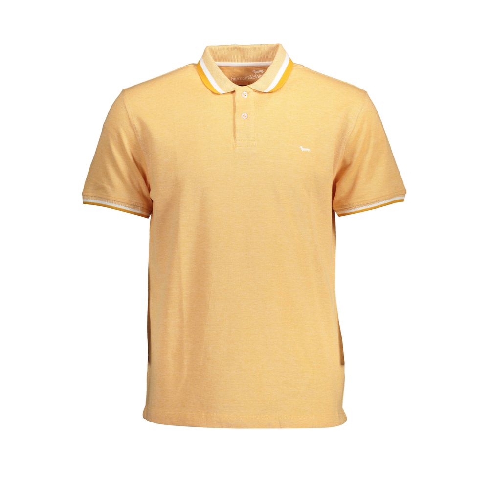 Harmont & Blaine Arancione Baumwoll-Herrenpoloshirt