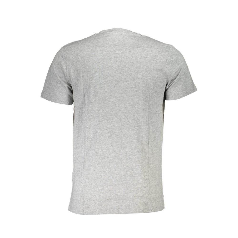Cavalli Class Graues Baumwoll-T-Shirt
