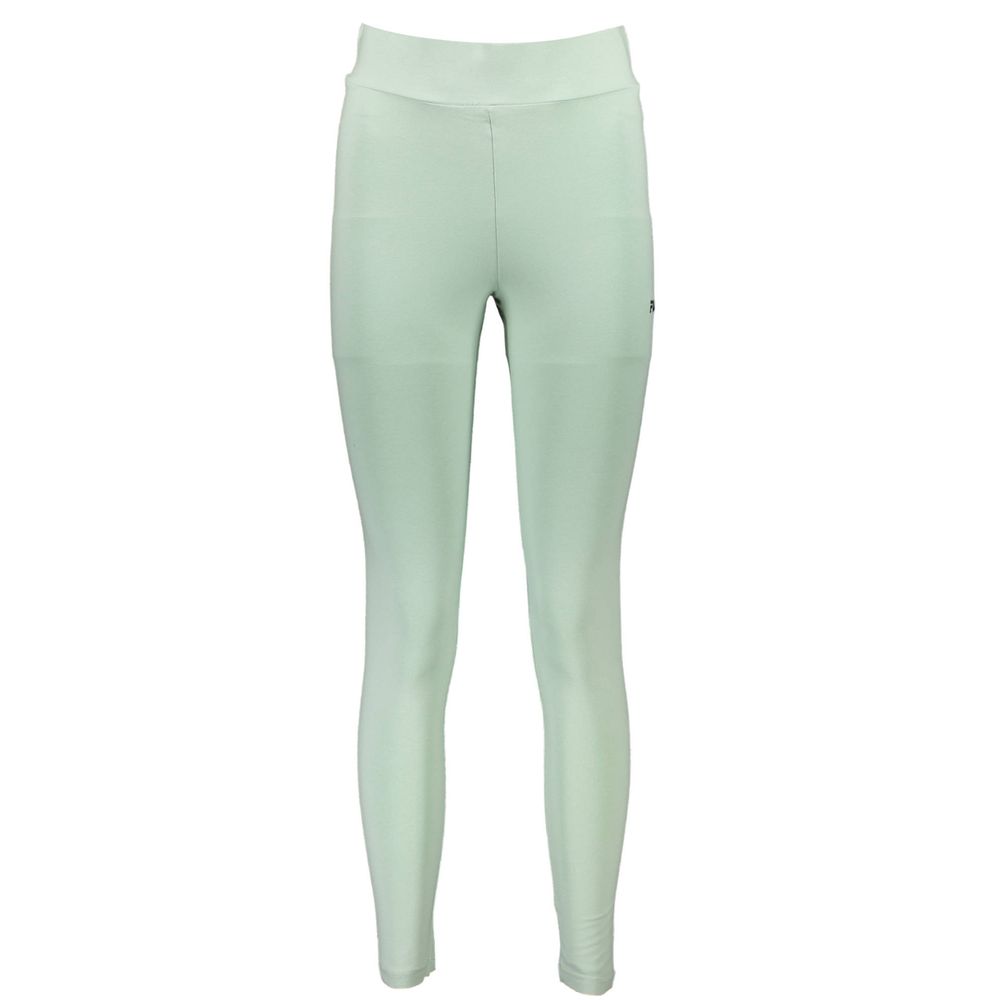 Fila Grüne Baumwoll-Leggings für Damen