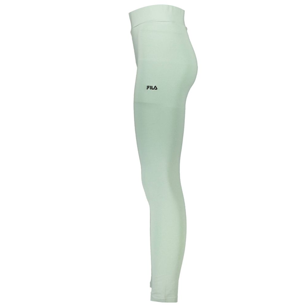 Fila Grüne Baumwoll-Leggings für Damen