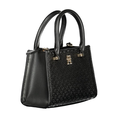 Tommy Hilfiger Schwarz Polyethylen Frauen Handtasche