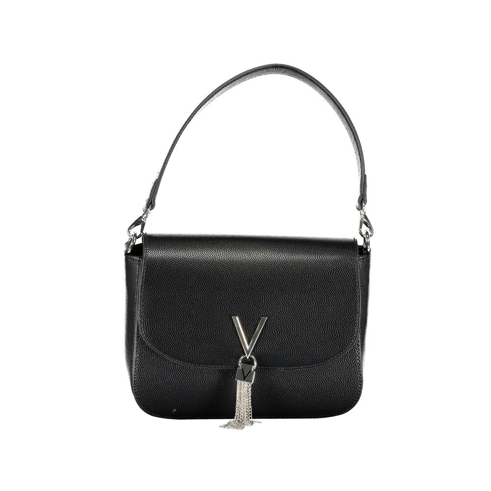 Mario Valentino Schwarze Damen-Handtasche aus Polyurethan
